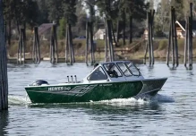 2027 Hewescraft Sportsman 180 - Oyster White / Steel Blue 